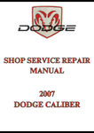 2007 DODGE CALIBER SHOP SERVICE REPAIR MANUAL - PDF