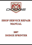 2007 DODGE SPRINTER SHOP SERVICE REPAIR MANUAL - PDF