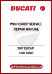 DON'T LET A MINOR ISSUE TURN INTO A MAJOR SETBACK. EQUIP YOURSELF WITH THE ULTIMATE RESOURCE FOR YOUR DUCATI 1098 OR 1098S AND EXPERIENCE THE SATISFACTION OF MAINTAINING