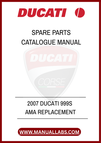 DON'T LET A MISSING PART SLOW YOU DOWN. EQUIP YOURSELF WITH THE KNOWLEDGE AND RESOURCES YOU NEED TO MAINTAIN YOUR DUCATI 999S EFFECTIVELY. PURCHASE YOUR PDF MANUAL TODAY