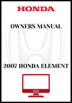 2007 HONDA ELEMENT OWNERS MANUAL - PDF