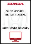 2007 HONDA ODYSSEY SHOP SERVICE REPAIR MANUAL - PDF