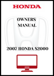 2007 HONDA S2000 OWNERS MANUAL - PDF