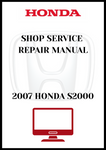 2007 HONDA S2000 SHOP SERVICE REPAIR MANUAL - PDF 