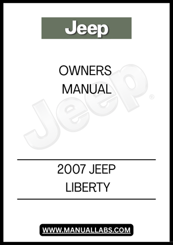 DISCOVER THE ESSENTIAL GUIDE FOR YOUR 2007 JEEP LIBERTY WITH THIS COMPREHENSIVE OWNER'S MANUAL. DESIGNED SPECIFICALLY FOR YOUR VEHICLE, THIS MANUAL PROVIDES DETAILED INFORMATION ON MAINTENANCE, OPERATION, AND SAFETY FEATURES, ENSURING YOU GET THE MOST OUT OF YOUR DRIVING EXPERIENCE.
