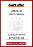 DON'T MISS OUT ON THE OPPORTUNITY TO ENHANCE YOUR OWNERSHIP EXPERIENCE. DOWNLOAD THE 2008-2009 CAN-AM SPYDER GS SE5 WORKSHOP SERVICE MANUAL TODAY AND TAKE CONTROL OF YOUR.