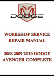 2008 2009 2010 DODGE AVENGER COMPLETE WORKSHOP SERVICE REPAIR MANUAL - PDF