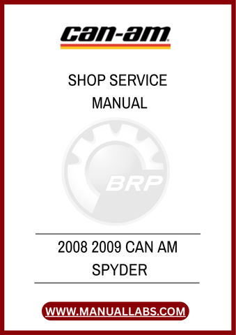 DON'T LET MECHANICAL ISSUES HOLD YOU BACK FROM ENJOYING THE OPEN ROAD. INVEST IN THE 2008-2009 CAN-AM SPYDER SHOP SERVICE MANUAL TODAY AND TAKE CONTROL OF YOUR VEHICLE'S UPKEEP.