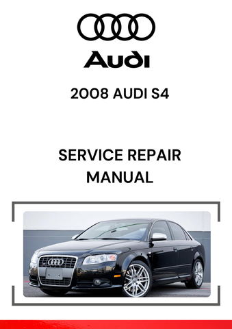 The 2008 Audi S4 Service Repair Manual is a comprehensive guide specifically designed for technicians and car enthusiasts who wish to perform maintenance, repairs, and diagnostics on the 2008 Audi S4.