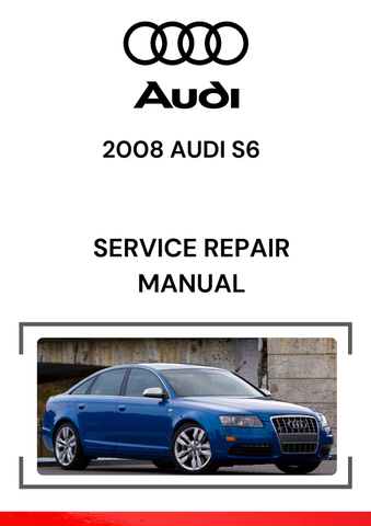 The 2008 Audi S6 Service Repair Manual is a detailed guide designed to provide you with all the necessary instructions for maintaining, troubleshooting, and repairing the 2008 Audi S6, which is a high-performance variant of the Audi A6 sedan.
