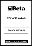 Discover the essential 2008 BETA MINITRIAL 50 Operator Manual in a convenient PDF format. This comprehensive guide is designed to provide you with all the information you need to operate and maintain your MINITRIAL 50 effectively.