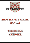 2008 DODGE AVENGER SHOP SERVICE REPAIR MANUAL - PDF