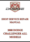 2008 DODGE CHALLENGER ALL MODELS SHOP SERVICE REPAIR MANUAL - PDF