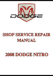 2008 DODGE NITRO SHOP SERVICE REPAIR MANUAL - PDF