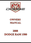 2008 DODGE RAM 1500 OWNERS MANUAL - PDF