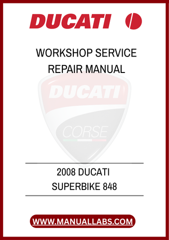 DON'T LET A MINOR ISSUE TURN INTO A MAJOR SETBACK. EQUIP YOURSELF WITH THE ULTIMATE RESOURCE FOR YOUR DUCATI SUPERBIKE 848 AND EXPERIENCE THE SATISFACTION OF MAINTAINING