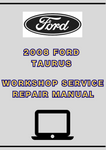 2008 FORD TAURUS WORKSHOP SERVICE REPAIR MANUAL - PDF