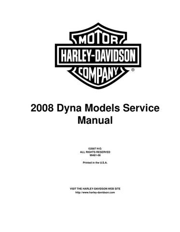 Unlock the full potential of your 2008 Harley-Davidson Dyna with the comprehensive Service Manual 99481-08, now available in a convenient PDF format. This essential guide provides detailed instructions, diagrams, and troubleshooting tips to help you maintain and repair your motorcycle with confidence. Whether you're a seasoned mechanic or a DIY enthusiast, this manual ensures you have all the information you need to keep your ride in peak condition. Don't miss out on the opportunity to enhance your motorcyc