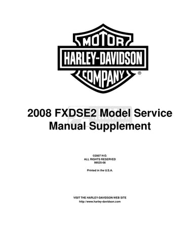 Unlock the full potential of your 2008 Harley-Davidson FXDSE2 with the comprehensive Supplement Service Manual (99525-08) in PDF format. This essential guide provides detailed instructions, diagrams, and troubleshooting tips to ensure your motorcycle runs smoothly and efficiently. Whether you're a seasoned mechanic or a DIY enthusiast, this manual is your go-to resource for maintenance and repairs, helping you keep your ride in top condition. Download your copy today and experience the confidence that comes