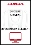 2008 HONDA ELEMENT OWNERS MANUAL - PDF
