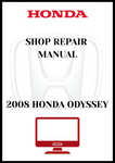 2008 HONDA ODYSSEY SHOP REPAIR MANUAL - PDF 