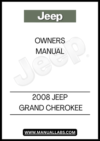 ENHANCE YOUR DRIVING EXPERIENCE WITH THE 2008 JEEP GRAND CHEROKEE OWNER'S MANUAL, A COMPREHENSIVE GUIDE DESIGNED TO HELP YOU NAVIGATE YOUR VEHICLE'S FEATURES AND CAPABILITIES. THIS MANUAL PROVIDES ESSENTIAL INFORMATION ON MAINTENANCE, SAFETY, AND OPERATION, ENSURING YOU GET THE MOST OUT OF YOUR GRAND CHEROKEE.