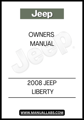 DISCOVER THE ESSENTIAL GUIDE FOR YOUR 2008 JEEP LIBERTY WITH THIS COMPREHENSIVE OWNER'S MANUAL. DESIGNED TO ENHANCE YOUR DRIVING EXPERIENCE, THIS MANUAL PROVIDES DETAILED INFORMATION ON VEHICLE FEATURES, MAINTENANCE SCHEDULES, AND TROUBLESHOOTING TIPS, ENSURING YOU GET THE MOST OUT OF YOUR SUV.