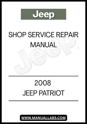 DISCOVER THE ULTIMATE RESOURCE FOR MAINTAINING AND REPAIRING YOUR 2008 JEEP PATRIOT WITH OUR COMPREHENSIVE SHOP SERVICE REPAIR MANUAL. THIS MANUAL IS DESIGNED TO PROVIDE YOU WITH DETAILED INSTRUCTIONS, DIAGRAMS, AND SPECIFICATIONS TO ENSURE YOUR VEHICLE RUNS SMOOTHLY AND EFFICIENTLY. WHETHER YOU'RE A SEASONED MECHANIC OR A DIY ENTHUSIAST, THIS GUIDE IS AN ESSENTIAL TOOL FOR TACKLING ANY REPAIR OR MAINTENANCE TASK.