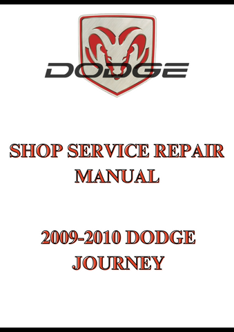 2009-2010 DODGE JOURNEY SHOP SERVICE REPAIR MANUAL - PDF