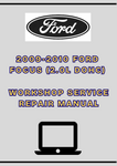 2009-2010 FORD FOCUS (2.0L DOHC) WORKSHOP SERVICE REPAIR MANUAL - PDF