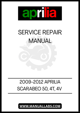 UNLOCK THE FULL POTENTIAL OF YOUR 2009-2012 APRILIA SCARABEO 50 WITH OUR COMPREHENSIVE SERVICE REPAIR MANUAL IN PDF FORMAT. THIS ESSENTIAL GUIDE IS DESIGNED SPECIFICALLY FOR YOUR MODEL, ENSURING YOU HAVE ALL THE INFORMATION YOU NEED TO MAINTAIN AND REPAIR YOUR SCOOTER EFFECTIVELY.