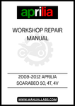 UNLOCK THE FULL POTENTIAL OF YOUR 2009-2012 APRILIA SCARABEO 50 WITH OUR COMPREHENSIVE WORKSHOP REPAIR MANUAL. THIS PDF FILE IS METICULOUSLY DESIGNED TO PROVIDE YOU WITH DETAILED INSTRUCTIONS AND INSIGHTS, ENSURING THAT EVERY REPAIR AND MAINTENANCE TASK IS STRAIGHTFORWARD AND EFFICIENT. 