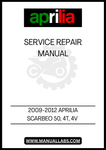 UNLOCK THE FULL POTENTIAL OF YOUR 2009-2012 APRILIA SCARABEO 50 WITH OUR COMPREHENSIVE SERVICE REPAIR MANUAL IN PDF FORMAT. THIS ESSENTIAL GUIDE IS DESIGNED SPECIFICALLY FOR THE 4T, 4V MODEL, PROVIDING YOU WITH DETAILED INSTRUCTIONS AND INSIGHTS TO KEEP YOUR SCOOTER RUNNING SMOOTHLY AND EFFICIENTLY.