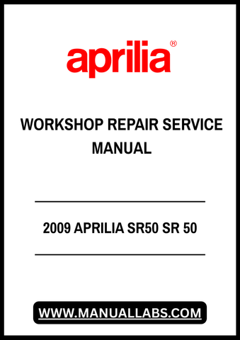 Unlock the full potential of your 2009 Aprilia SR50 with our comprehensive Workshop Repair Service Manual in PDF format. This essential guide is designed to provide you with detailed instructions and insights, ensuring that you can perform maintenance and repairs with confidence.