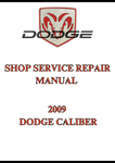 2009 DODGE CALIBER SHOP SERVICE REPAIR MANUAL - PDF