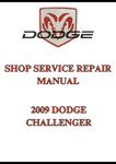 2009 DODGE CHALLENGER SHOP SERVICE REPAIR MANUAL - PDF