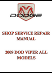 2009 DOD VIPER ALL MODELS SHOP SERVICE REPAIR MANUAL - PDF