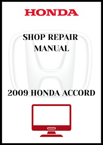 2009 HONDA ACCORD SHOP REPAIR MANUAL - PDF