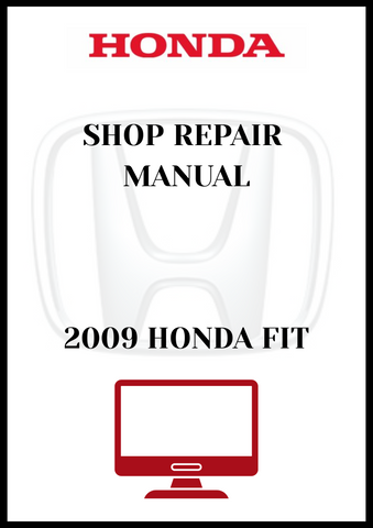 2009 HONDA FIT SHOP REPAIR MANUAL - PDF