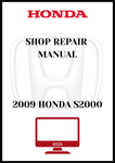 2009 HONDA S2000 SHOP REPAIR MANUAL - PDF