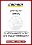 DON'T LET MECHANICAL ISSUES HOLD YOU BACK. INVEST IN THE 2010-2012 CAN-AM SPYDER RT RT-S ROADSTER MOTORCYCLE SHOP REPAIR MANUAL TODAY AND TAKE CONTROL OF YOUR MOTORCYCLE'S MAINTENANCE. DOWNLOAD YOUR PDF FILE NOW AND RIDE WITH PEACE OF MIND, KNOWING YOU HAVE THE KNOWLEDGE TO TACKLE ANY CHALLENGE THAT COMES YOUR WAY.