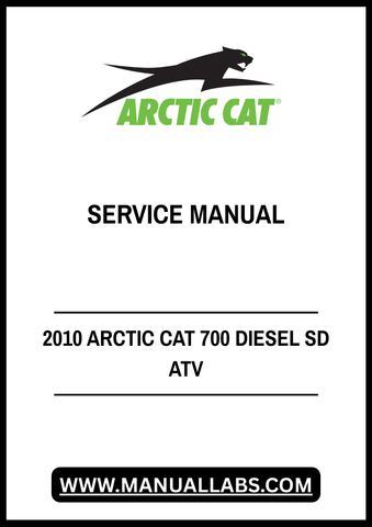 Unlock the full potential of your 2010 Arctic Cat 700 Diesel SD ATV with our comprehensive service manual in PDF format. This essential guide provides detailed instructions and diagrams, ensuring you have everything you need for maintenance and repairs at your fingertips.