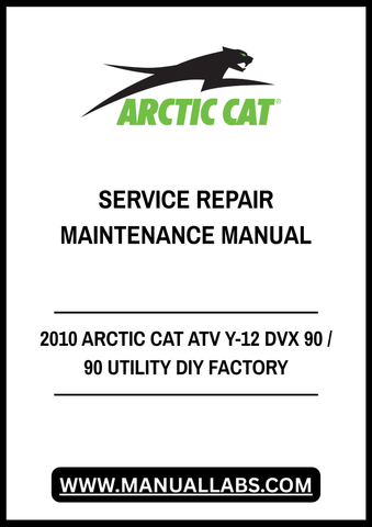 Unlock the full potential of your 2010 Arctic Cat ATV Y-12 DVX 90 with our comprehensive DIY Factory Service Repair Maintenance Manual. This PDF file is your ultimate guide to understanding the intricacies of your ATV, ensuring you have the knowledge to perform repairs and maintenance with confidence.
