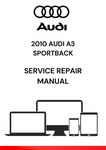 The 2010 Audi A3 Sportback Service Repair Manual is a detailed guide that helps car owners, mechanics, and enthusiasts maintain, troubleshoot, and repair the 2010 Audi A3 Sportback.