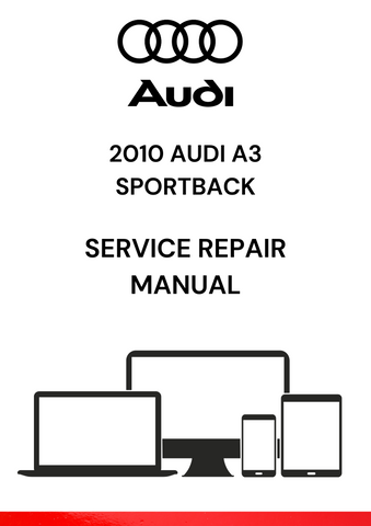The 2010 Audi A3 Sportback Service Repair Manual is a detailed guide that helps car owners, mechanics, and enthusiasts maintain, troubleshoot, and repair the 2010 Audi A3 Sportback.