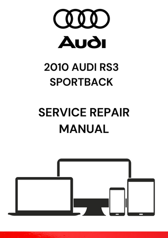 The 2010 Audi RS3 Sportback Service Repair Manual is a comprehensive guide designed to help owners and technicians maintain, repair, and troubleshoot various components of the 2010 Audi RS3 Sportback, a high-performance variant of Audi's A3 model.