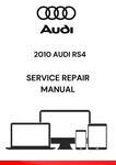 The 2010 Audi RS4 Service Repair Manual is a comprehensive guide designed to help owners, mechanics, and enthusiasts maintain, troubleshoot, and repair various systems in the 2010 Audi RS4, which is part of Audi's high-performance RS series.