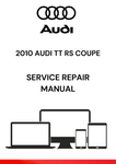 The 2010 Audi TT RS Coupe Service Repair Manual is a comprehensive guide that provides detailed instructions for the maintenance, repair, and troubleshooting of the 2010 Audi TT RS Coupe. 