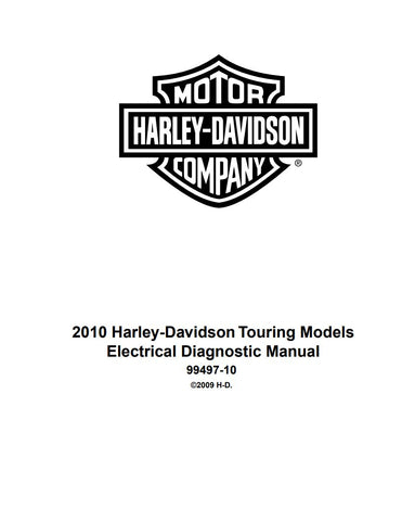 Unlock the full potential of your 2010 Harley-Davidson Touring with the comprehensive Electrical Diagnostic Manual (Part No. 99497-10) in PDF format. This essential guide provides detailed troubleshooting procedures, wiring diagrams, and diagnostic tips to help you efficiently identify and resolve electrical issues. Whether you're a seasoned mechanic or a DIY enthusiast, this manual is your go-to resource for maintaining the performance and reliability of your motorcycle. Don't let electrical problems hold
