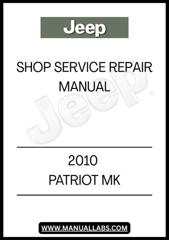 UNLOCK THE FULL POTENTIAL OF YOUR 2010 JEEP PATRIOT MK WITH OUR COMPREHENSIVE SHOP SERVICE REPAIR MANUAL. THIS ESSENTIAL GUIDE IS DESIGNED FOR BOTH SEASONED MECHANICS AND DIY ENTHUSIASTS, PROVIDING DETAILED INSTRUCTIONS AND DIAGRAMS TO HELP YOU TACKLE ANY REPAIR OR MAINTENANCE TASK WITH CONFIDENCE.